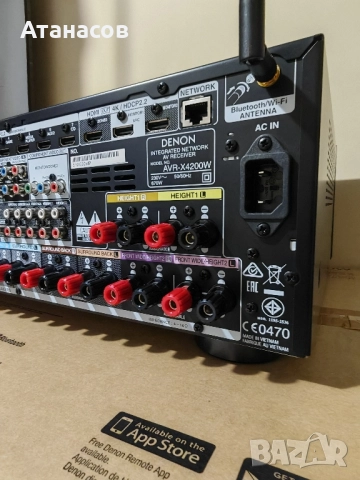 Denon AVR X 4200 W ресийвър усилвател за домашно кино с дистанционно и микрофон за калибриране , снимка 15 - Ресийвъри, усилватели, смесителни пултове - 52484642