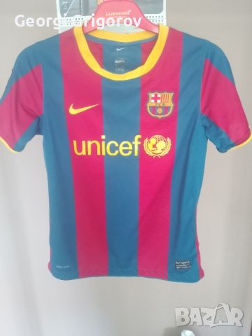 Екип на Барселона Давид Вила 2010/2011, снимка 1 - Спортни дрехи, екипи - 46085426
