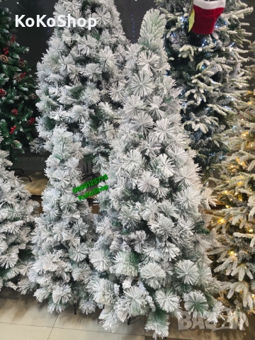Елха/луксозна заснежена елха/луксозна елха/Коледна елха, снимка 2 - Декорация за дома - 52462522