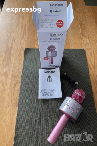 Bluetooth Караоке Микрофон със Вграден Високоговорител – Нов