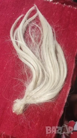 Екстеншън  естественa коса за перука  (опашка), ролки за къдрене на коса - за обем и пръчки дунапрен, снимка 4 - Аксесоари за коса - 53699285