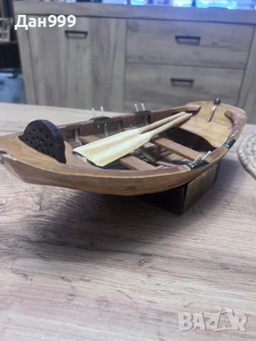 Макет на лодка ръчна изработка, снимка 5 - Декорация за дома - 53357900