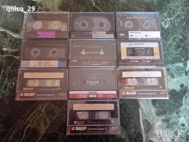 Лот 10 броя аудио касети