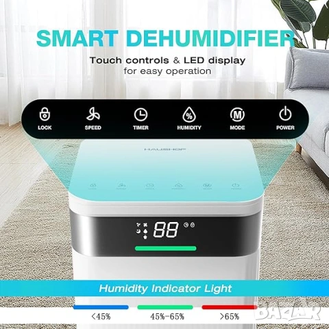 НОВ Влагоабсорбатор HAUSHOF  12L, снимка 5 - Влагоабсорбатори и влагоуловители - 54041828