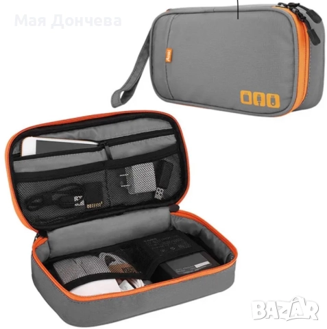 Компактен органайзер с отделения за кабели и аксесоари, снимка 6 - Аксесоари и консумативи - 51884096