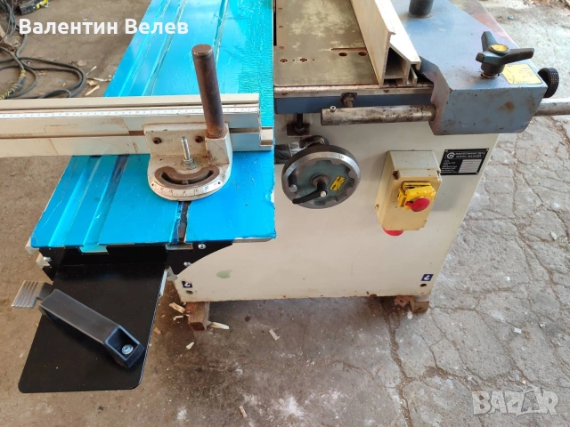 циркуляр за масив с чисто нова карета 1600мм.мотор 4 kw.без подрезвач, снимка 4 - Други машини и части - 53516700