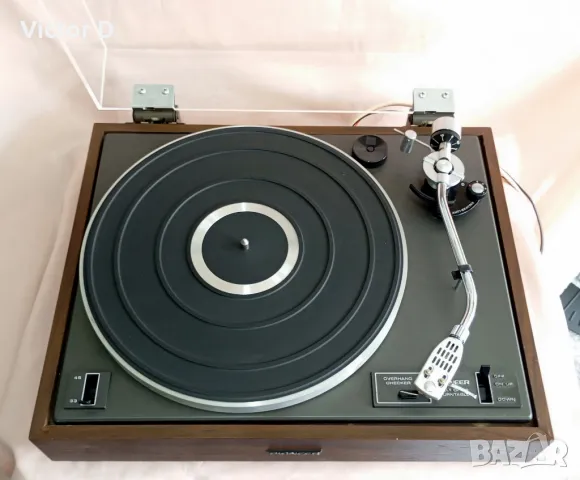  PIONEER PL-12D - Грамофон с нов капак, снимка 8 - Грамофони - 47509336