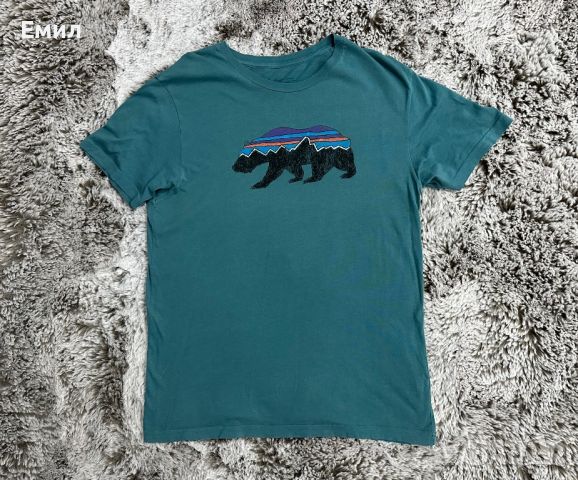 Мъжка тениска Patagonia Fitz Roy Bear Organic T-Shirt, Размер М, снимка 1