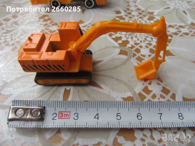 3 бр.МИНИ СТРОИТЕЛНИ МАШИНИ, снимка 3 - Колекции - 49740335