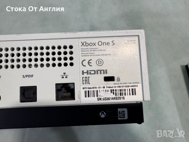 Конзола - Xbox One S / 780GB / X6, снимка 5 - Xbox конзоли - 49991006