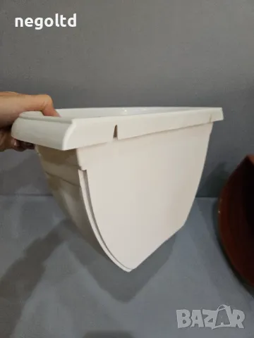 Стенна саксия за цветя 4 литра! ПРОМОЦИЯ 10бр са 19.90лв, снимка 4 - Саксии и кашпи - 49714616