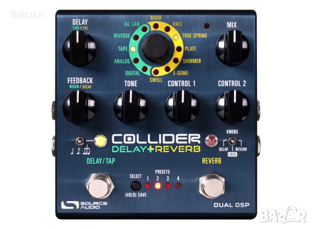 КУПУВАМ Source Audio SA 263 Collider Delay/Reverb Eфект за китара, снимка 1 - Китари - 47259005