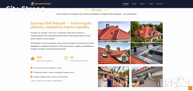 Купи готов сайт за ремонт на покриви, снимка 3 - Ремонти на покриви - 53223936