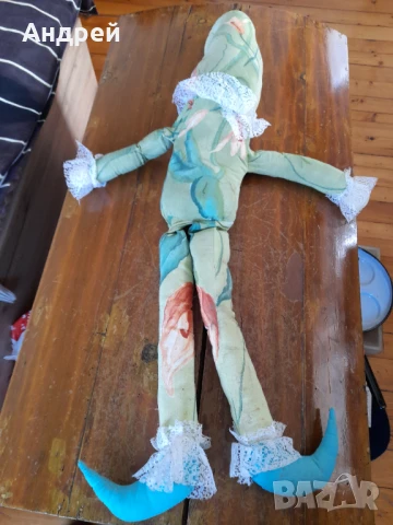 Стара кукла,клоун #17, снимка 5 - Други ценни предмети - 50928404