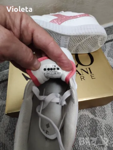 "Diadora" 38 номер, Неразличими от нови, снимка 4 - Маратонки - 49697304