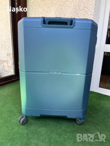 Куфар Estil Edge Син- 76см., снимка 4 - Куфари - 54178014