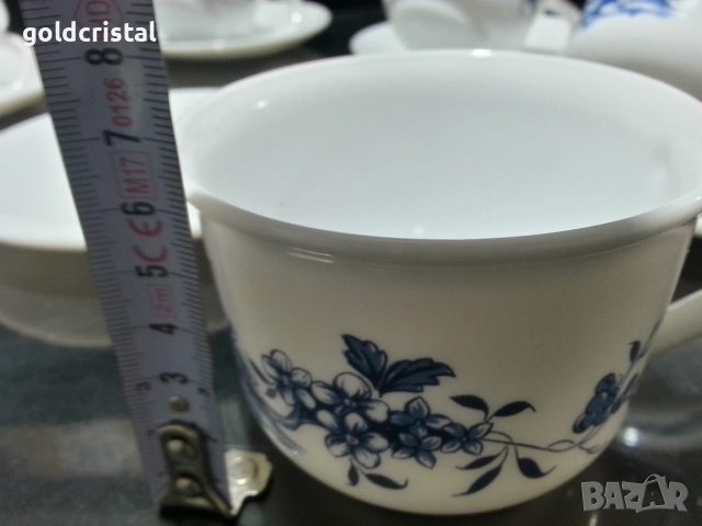 френски аркопал чаши за чай , снимка 4 - Антикварни и старинни предмети - 52957762