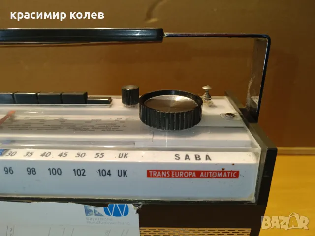 радиоприемник "SABA trans Europa automatic", снимка 2 - Радиокасетофони, транзистори - 48141597