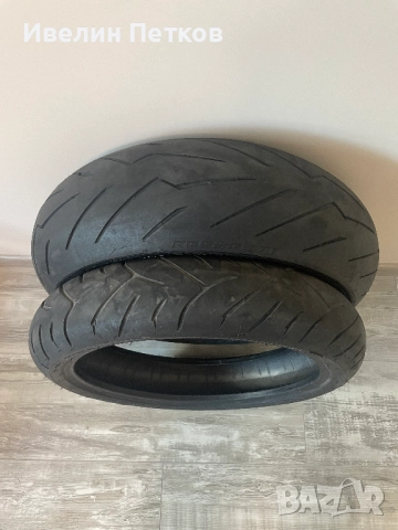 Мото гума Pirelli Diablo Rosso 3 задна + подарък предна, снимка 5 - Гуми и джанти - 52472068