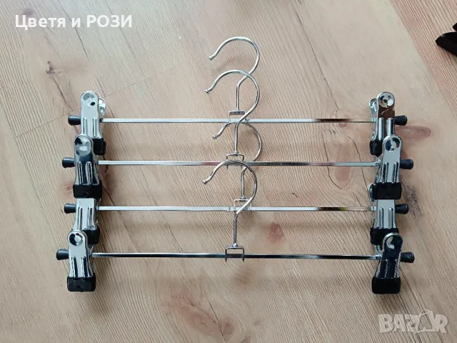 Закачалки за дрехи -дървени,метални,PVC, снимка 6 - Оборудване за магазин - 48484914