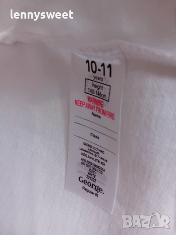 Бели тениски с якичка George, снимка 4 - Детски тениски и потници - 51755305