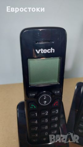 Безжичен телефон VTech CS2001 с 2 слушалки, режим ECO+, снимка 5 - Стационарни телефони и факсове - 45604449