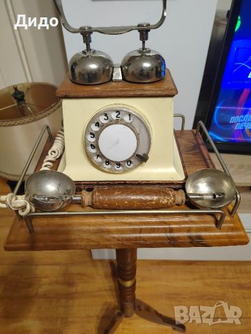 Стар руски телефон., снимка 3 - Антикварни и старинни предмети - 46088450