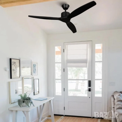 Вентилатор за таван Mellеrware Brizy Ceiling Fan с дистанц. управл.,45W,6 скорости,таймер,DC мотор, снимка 3 - Друга електроника - 51926432