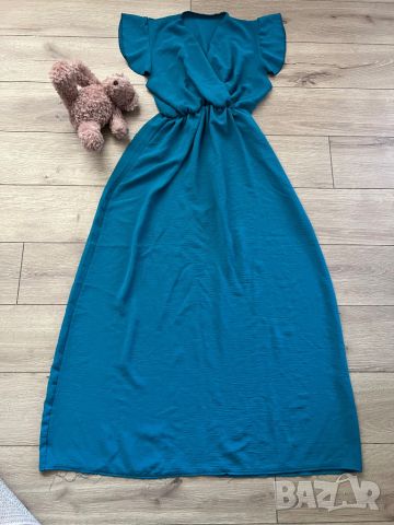 Дълга синя рокля, снимка 2 - Рокли - 46416066