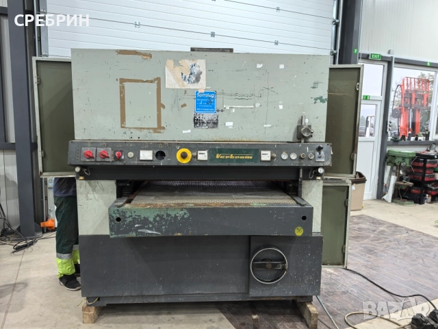 Калибровачен шлайф с 2 вала на 1100 мм + пета за фурнир