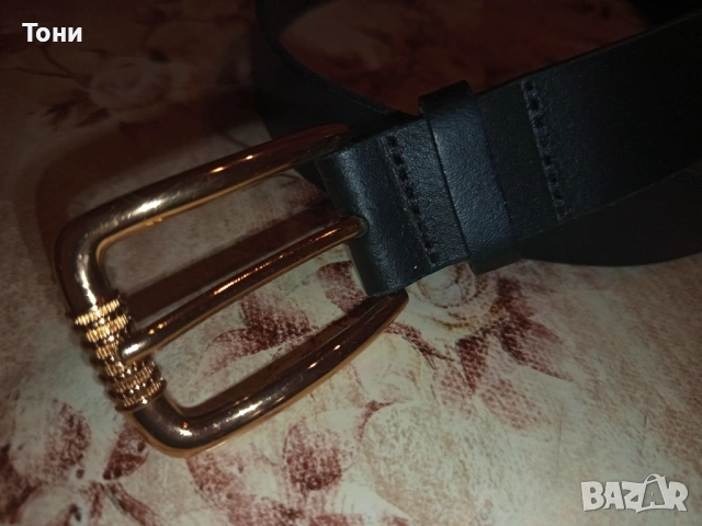  RL Нов Дамски Колан Изцяло от Естествена Кожа 110см. , снимка 2 - Колани - 53930950