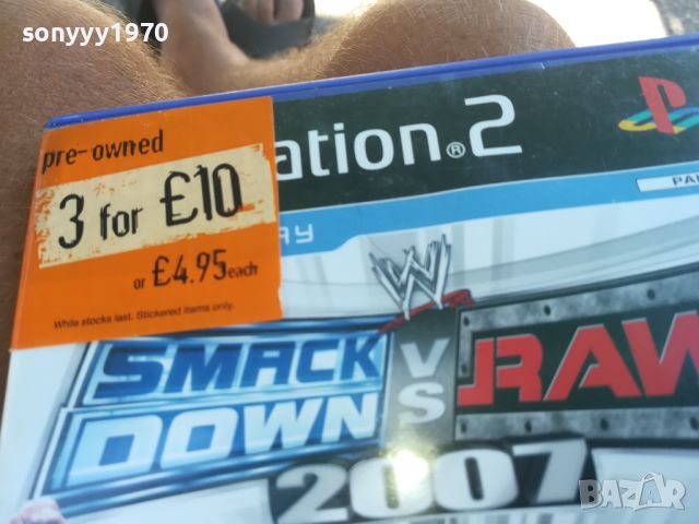 *SMACK DOWN RAW 2007 SONY PS2 GAME 0607241843, снимка 7 - Игри за PlayStation - 46495226