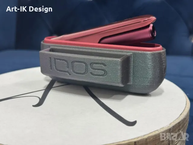 Пластмасов кейс калъф за iqos iluma , снимка 1 - Аксесоари за електронни цигари - 48513476