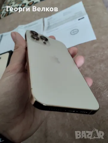 iPhone 13 Pro Max 256GB Gold с Гаранционна карта и фактура! Като нов!, снимка 4 - Apple iPhone - 47934115