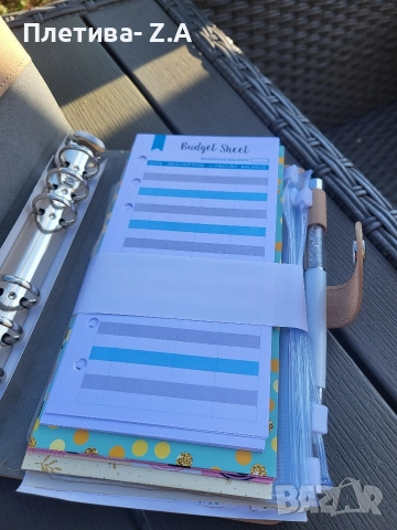 Финансов планер с цип джобове бюджетен органайзер, снимка 4 - Други - 52823156