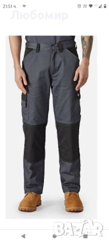 Dickies Everyday Grey/Black Мъжки панталон с много джобове талия 104