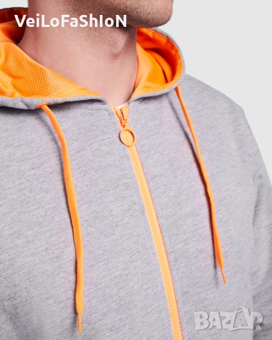Нов мъжки суичър с Цип и Качулка, различни цветове, снимка 14 - Суичъри - 52163078