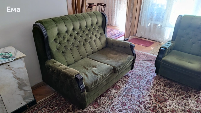 Мека мебел - тройка, двойка, кресло, табуретка, снимка 4 - Дивани и мека мебел - 54036046