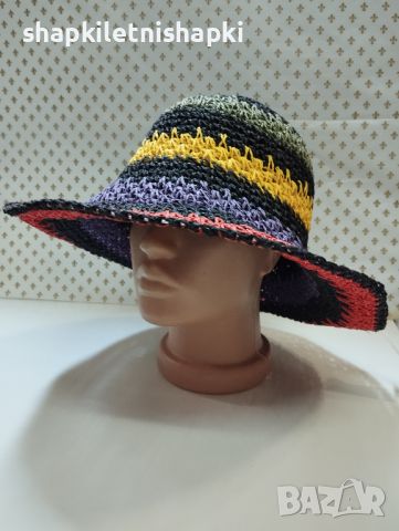 Дамска лятна сламена шапка капела - 82