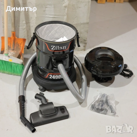 Прахосмукачка 2400W 21л ZILAN, снимка 10 - Други машини и части - 52432968