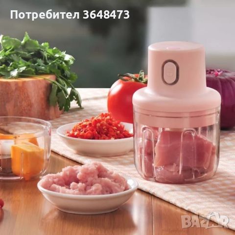 Кухненски мини чопър, снимка 1 - Чопъри и пасатори - 46740347