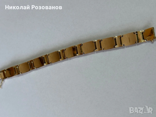 Мъжка златна гривна НОВА, снимка 6 - Гривни - 54187104