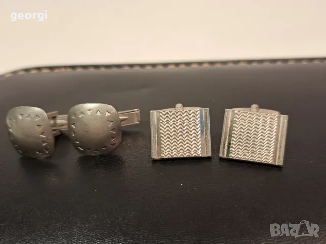 колекция ръкавели в кожена кутия  7/1, снимка 4 - Колекции - 49666157