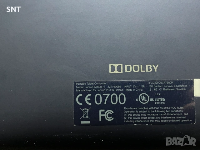 Таблет Lenovo A7600-H, снимка 3 - Таблети - 54159096