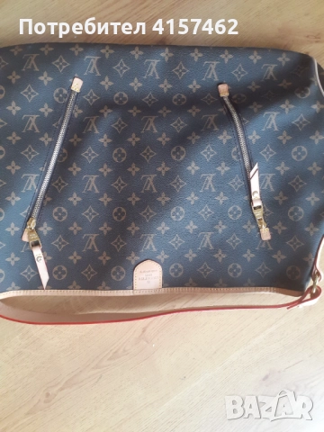 Уникална Louis Vuitton естествена кожа 53/43см чанта, снимка 10 - Чанти - 52668656