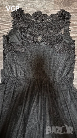 Официална черна рокля за момиче, снимка 6 - Детски рокли и поли - 52800118