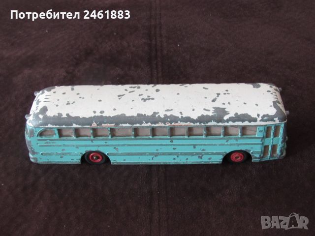 Стар антикварен Dinky Supertoys Continental Touring Coach 953 Meccano автобус, снимка 7 - Колекции - 46634694