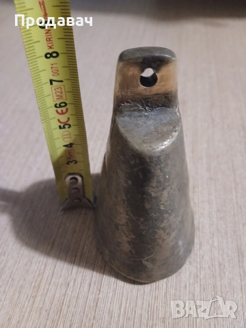 Стар бронзов звънец , снимка 3 - Антикварни и старинни предмети - 53772163