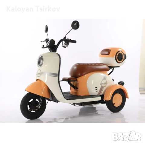 Електрическа триколка М1, снимка 6 - Велосипеди - 52398826