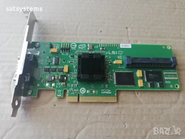 LSI Logic SAS3442E-HP 3.0Gb/s PCI-Express x8 SAS RAID Controller Card , снимка 5 - Други - 48095818